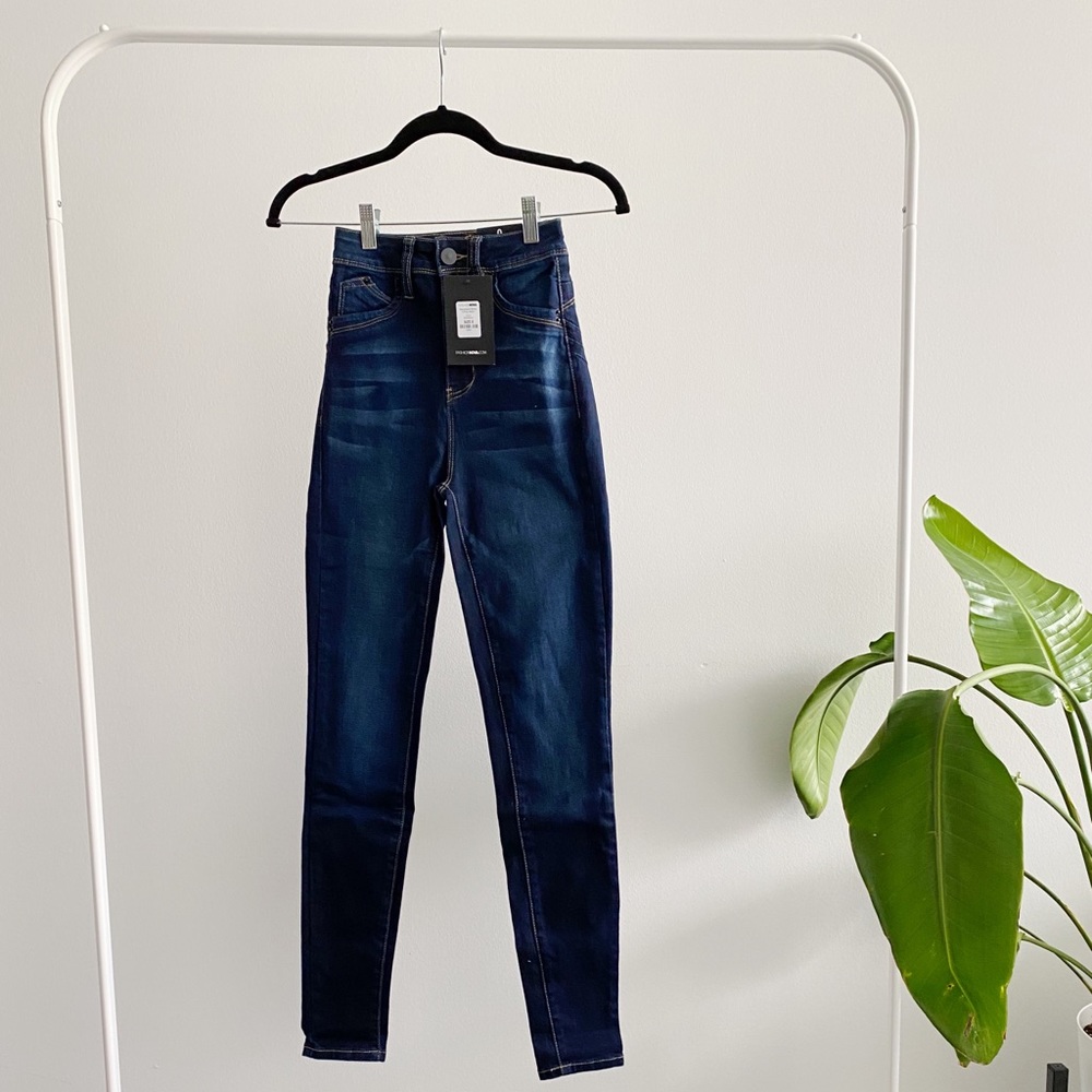 Fashion Nova Dark Wash “Booty lifting jeans”